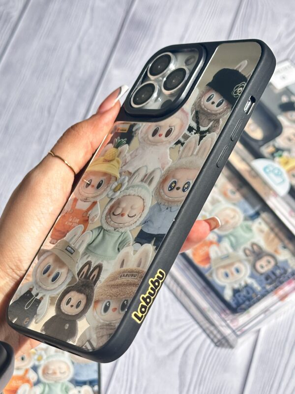 قاب گوشی آیفون آینه ای Labubu Mirror Case لوگو اصلی CS Series - Image 7