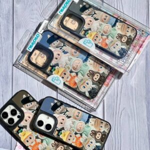 قاب گوشی آیفون آینه ای Labubu Mirror Case لوگو اصلی CS Series