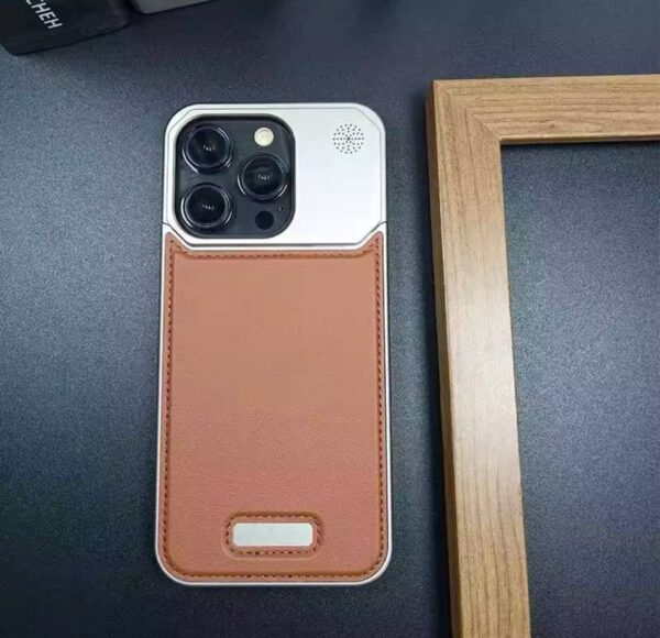 قاب ایفون چرمی آلومینیوم Super Alum Leather - Image 7