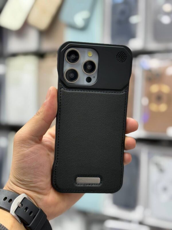 قاب ایفون چرمی آلومینیوم Super Alum Leather - Image 4