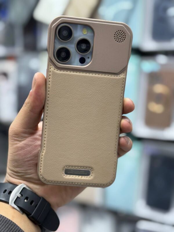 قاب ایفون چرمی آلومینیوم Super Alum Leather - Image 5