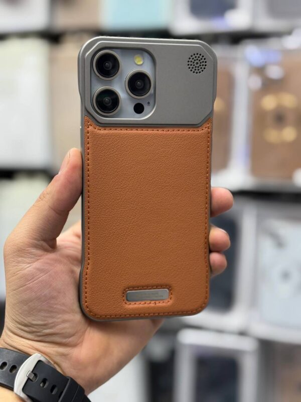 قاب ایفون چرمی آلومینیوم Super Alum Leather - Image 6