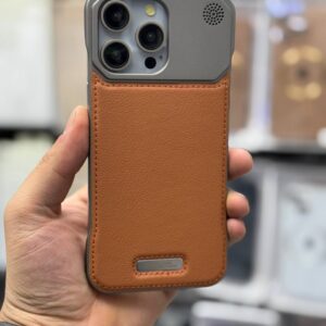 قاب ایفون چرمی آلومینیوم Super Alum Leather