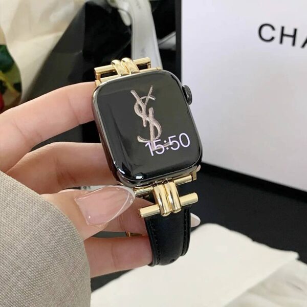 بند اپل واچ YSL چرمی - Image 2
