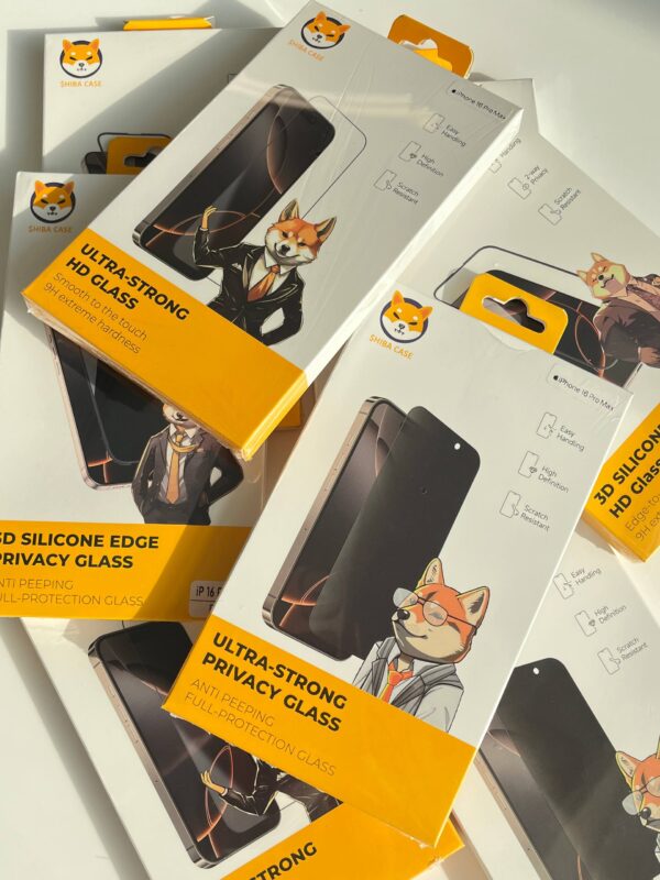 محافظ صفحه گلس گوشی آیفون اورجینال شیبا VIP Shiba Glass - Image 2