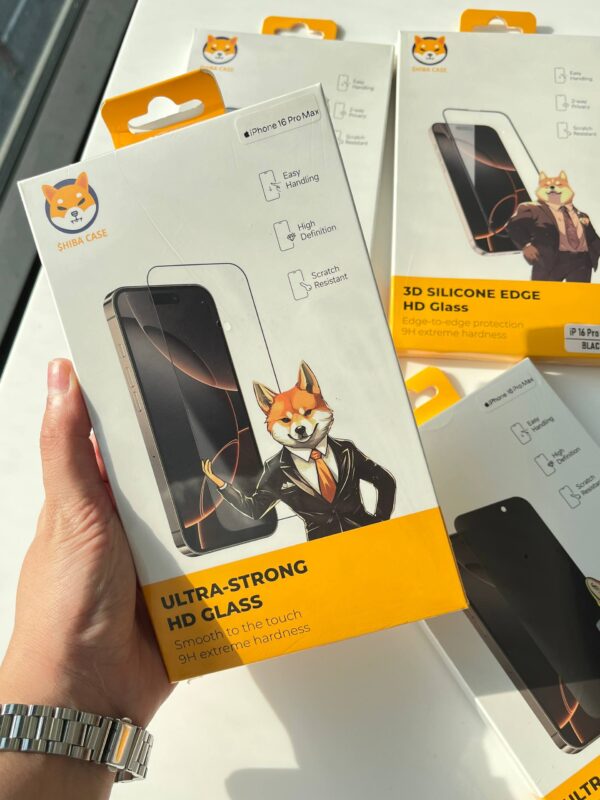 محافظ صفحه گلس گوشی آیفون اورجینال شیبا VIP Shiba Glass
