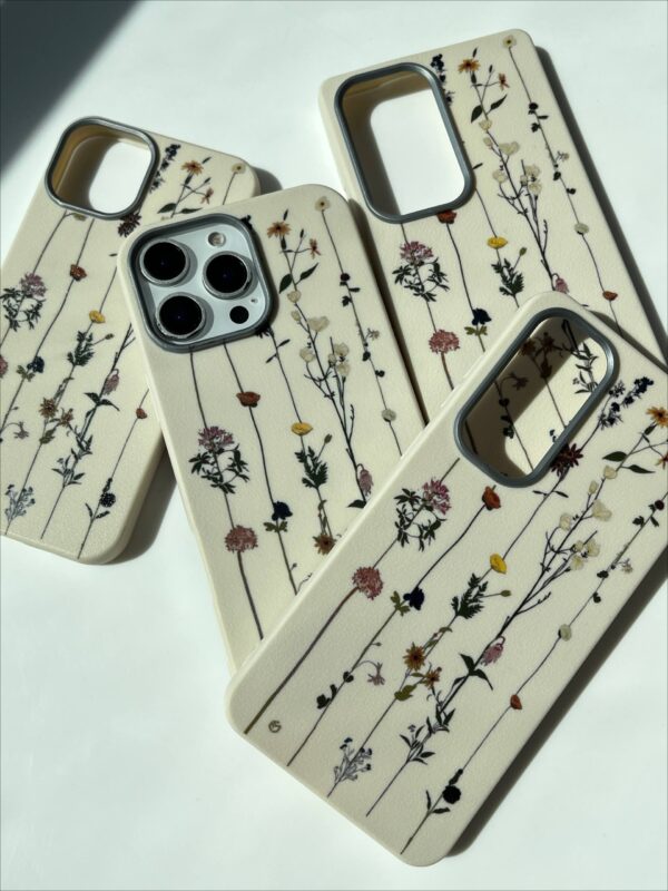 قاب ایفون masa flower چرمی - Image 3