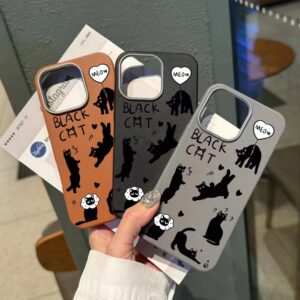 قاب اندروید BLACK CAT چرمی