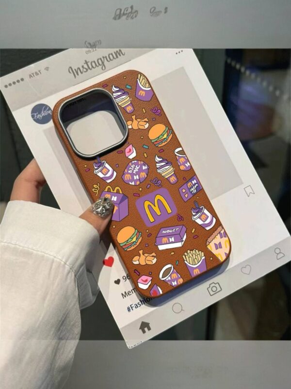 قاب  ایفون چرمی‌BTS MEAL - Image 4