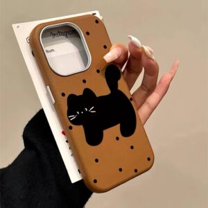 قاب ایفون DOT CAT چرمی