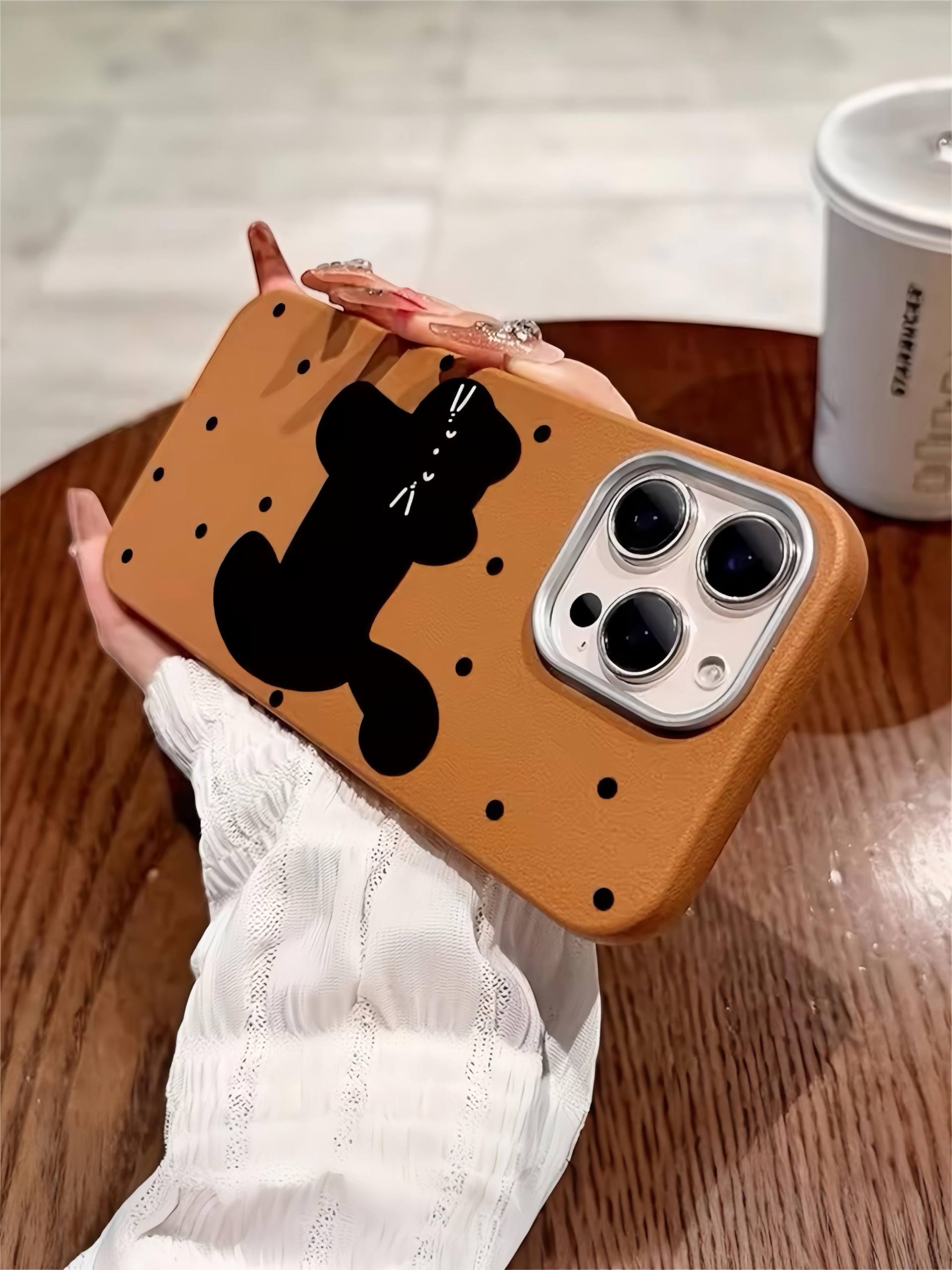 قاب اندروید DOT CAT چرمی - Image 2