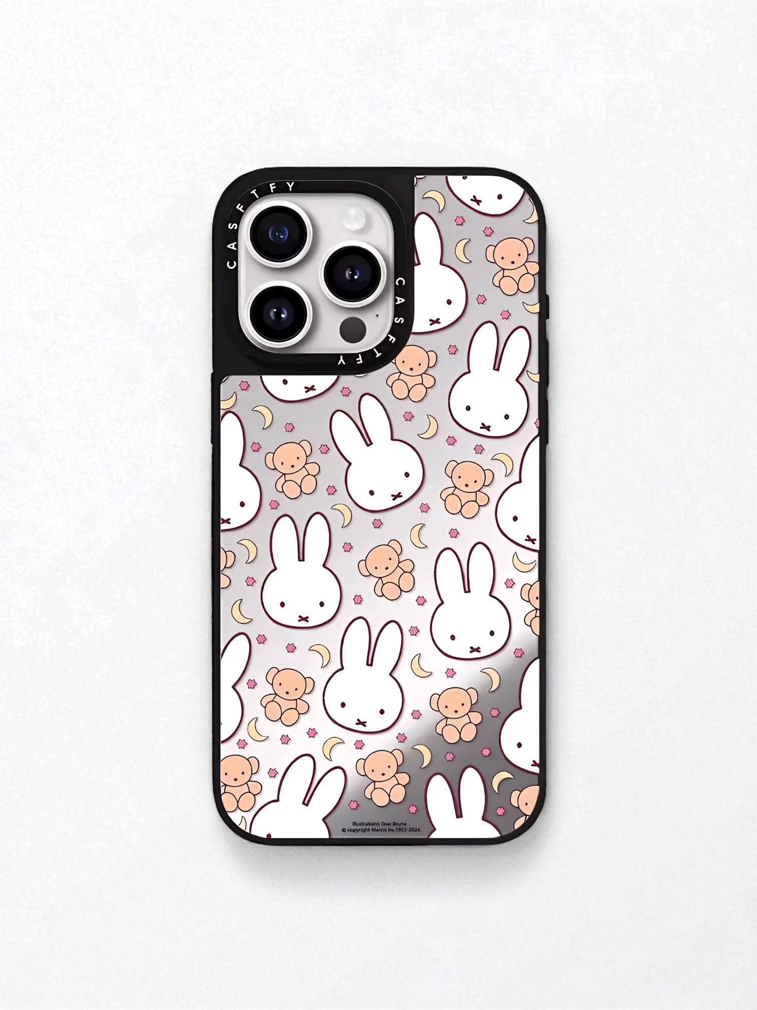 قاب ایفون آینه ای miffy کیوت - Image 3