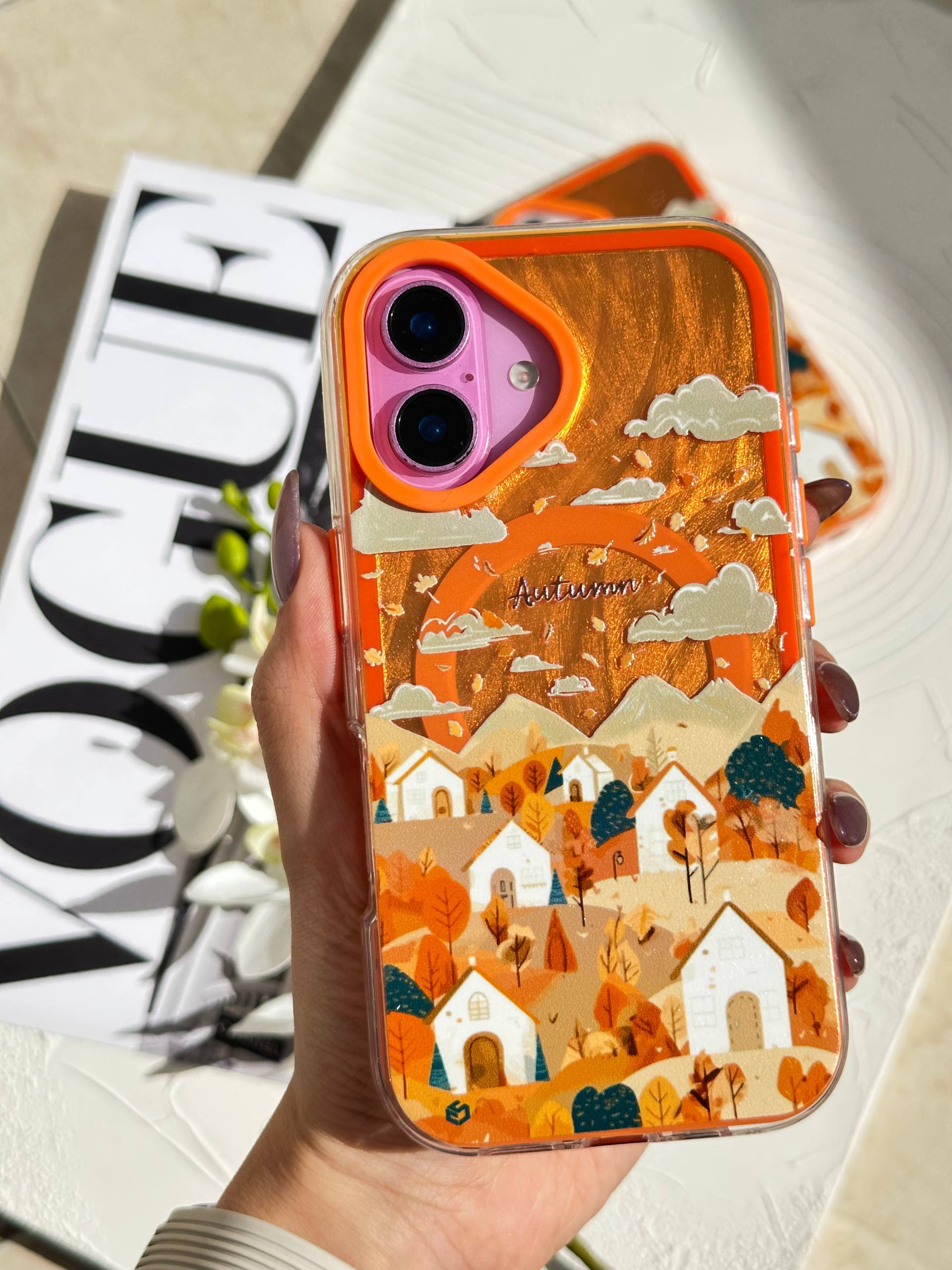  قاب ایفون Brush Autumn city magsafe - Image 3